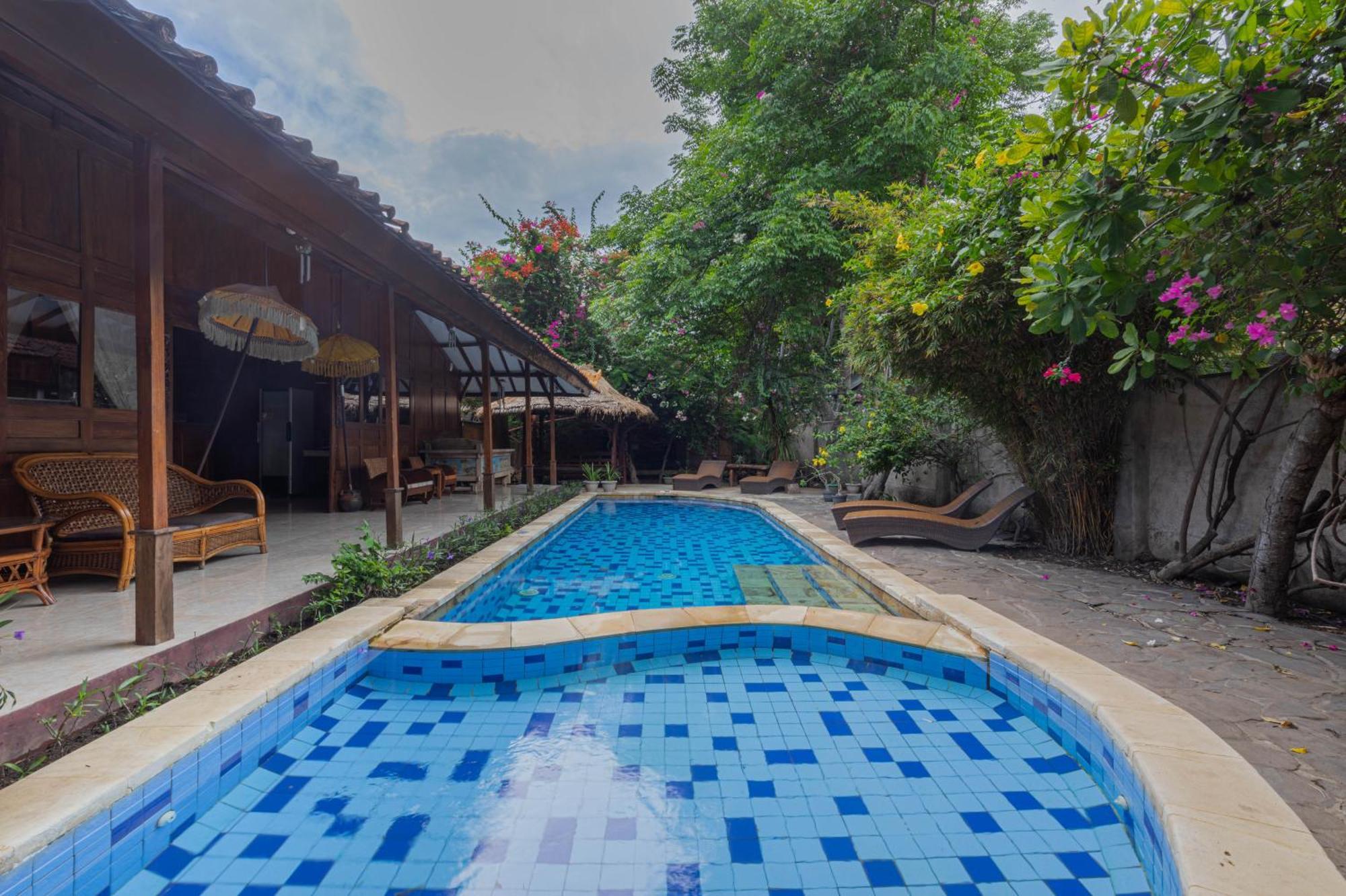 Omah Gili Hotel Гили Еър Екстериор снимка
